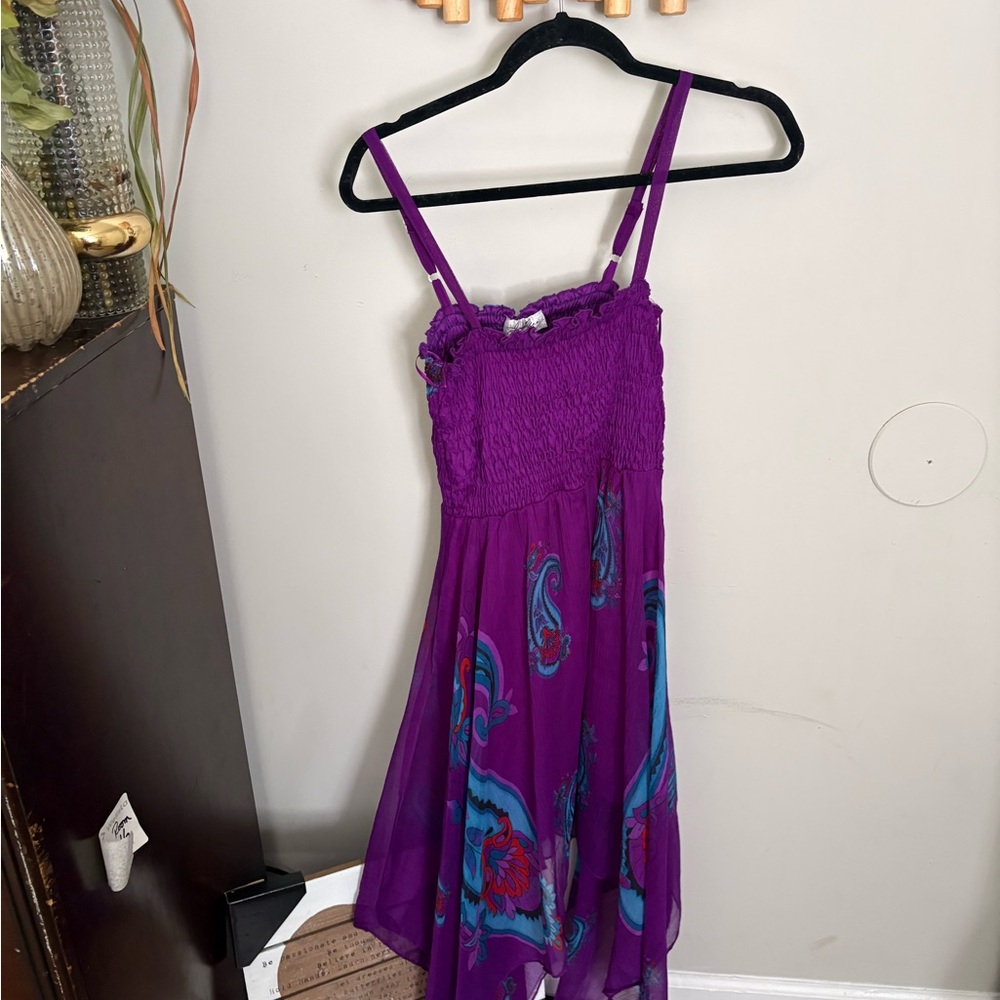 Purple Paisley Sundress